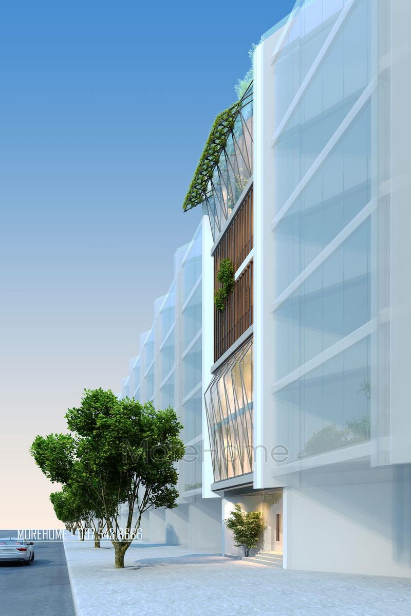 Thiết kế kiến trúc nhà phố Lạc Long Quân